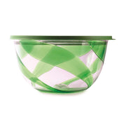 Snips Polystyrene Green Salad Bowl with Lid  23.5 cm - Al Makaan Store