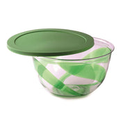Snips Polystyrene Green Salad Bowl with Lid  23.5 cm - Al Makaan Store