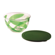 Snips Polystyrene Green Salad Bowl with Lid  23.5 cm - Al Makaan Store