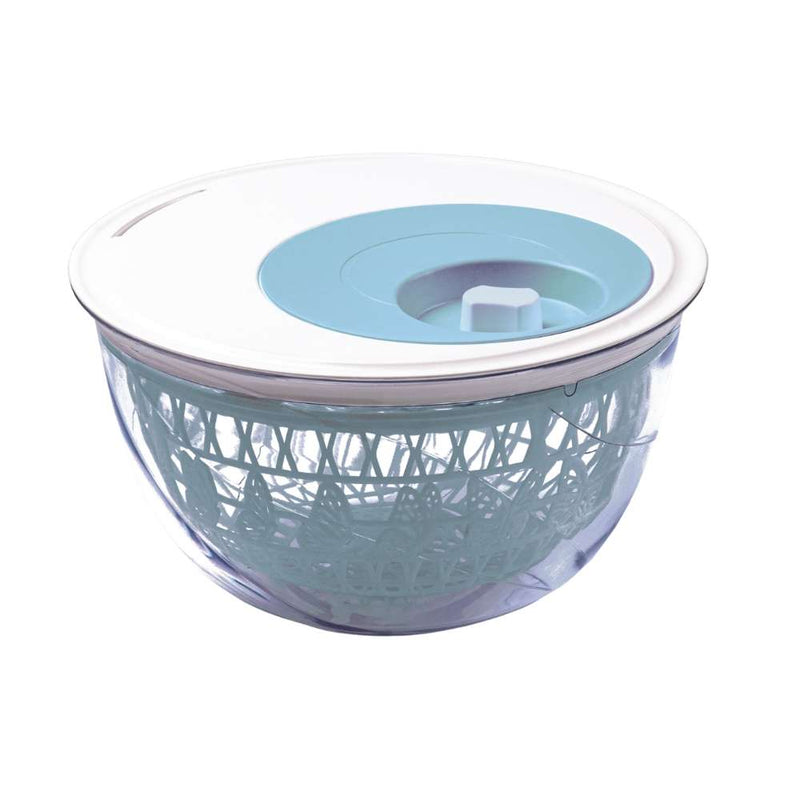 Snips Miss Butterfly Light Blue 2 in 1 Salad Spinner & Bowl 4 Liter - Al Makaan Store