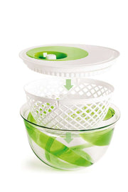 Snips Spin & Serve 2 In 1 Salad Spinner & Bowl 4 Liter - Al Makaan Store