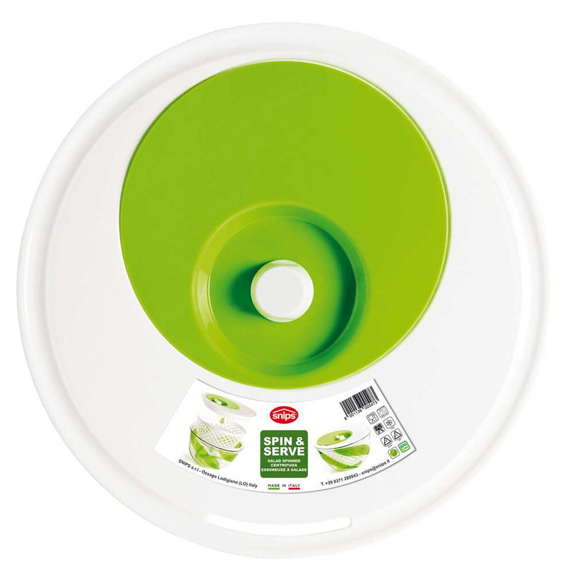 Snips Spin & Serve 2 In 1 Salad Spinner & Bowl 4 Liter - Al Makaan Store