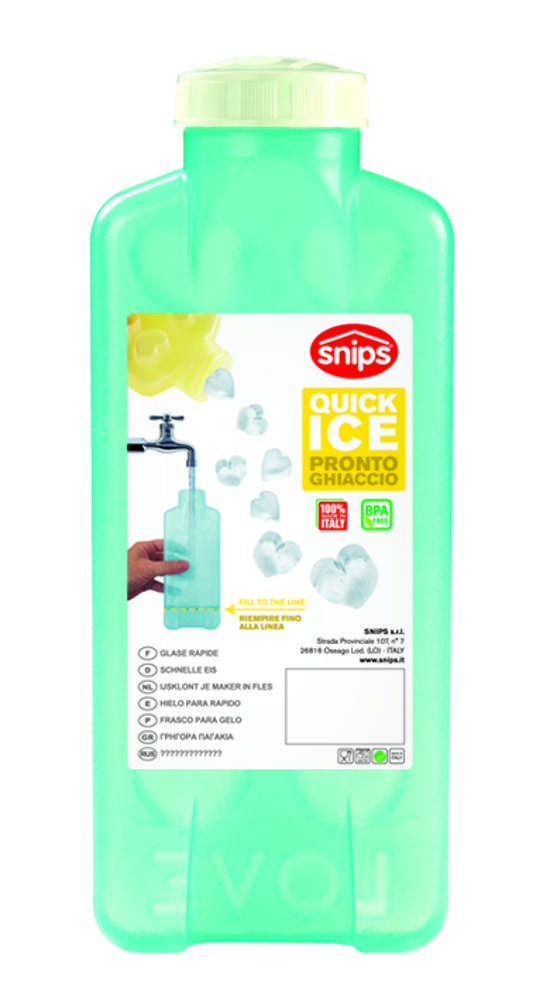 Snips Quick Ice Mould Blue & Yellow Color 29.5 cm - Al Makaan Store