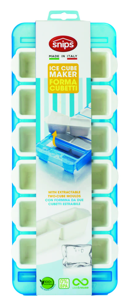 Snips Ice Cube Maker, Assorted Blue & Yellow Colors - Al Makaan Store