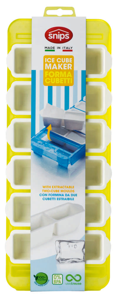 Snips Ice Cube Maker, Assorted Blue & Yellow Colors - Al Makaan Store