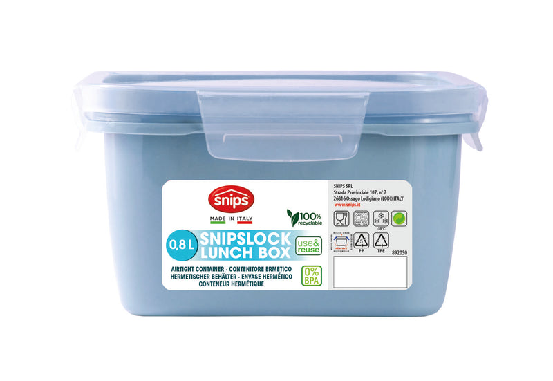 Snips Snipslock Rectangular Double Case Lunchbox 800 ml - Al Makaan Store