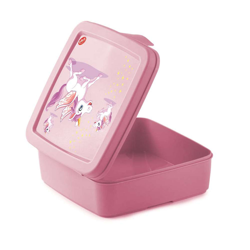 Snips Unicorn PP Pink Sandwich Box 500 ml - Al Makaan Store