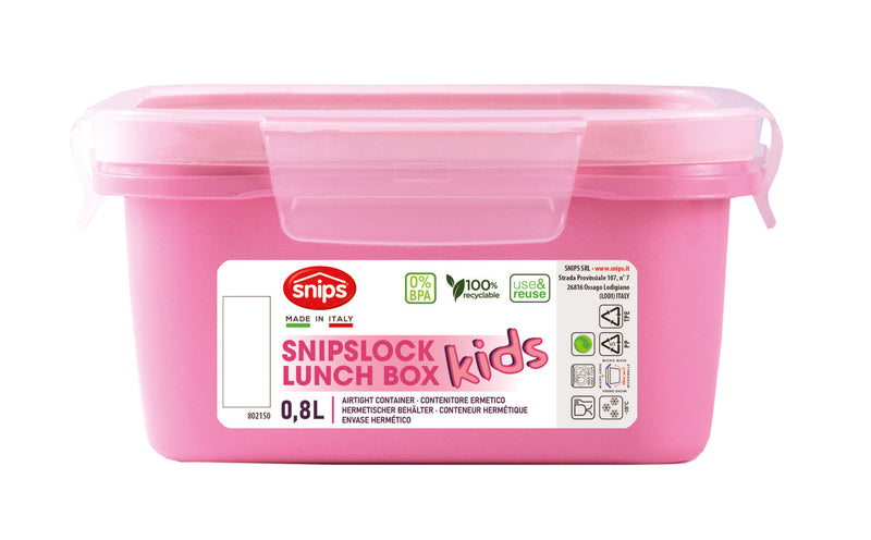Snips Unicorn Snipslock Square Lunchbox 800 ml - Al Makaan Store