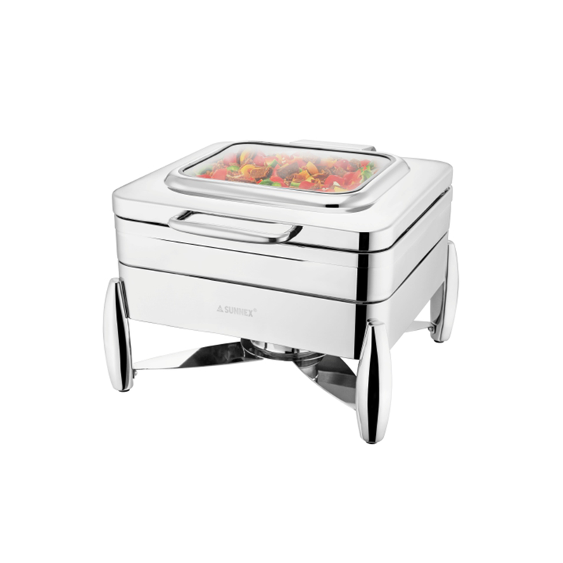Sunnex Stainless Steel Verona Chafer 5.5 L - Al Makaan Store