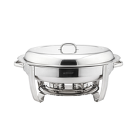 Sunnex Stainless Steel Regal Oval Chafer 9 L - Al Makaan Store
