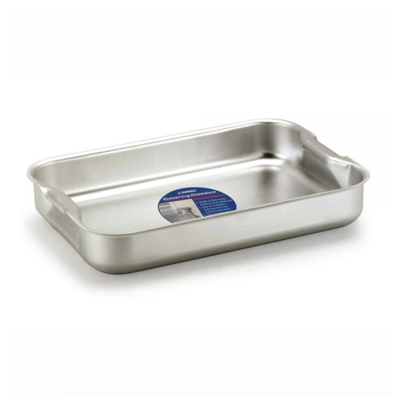Sunnex Deep Aluminium Roasting Dish with Integrated Handles - Al Makaan Store